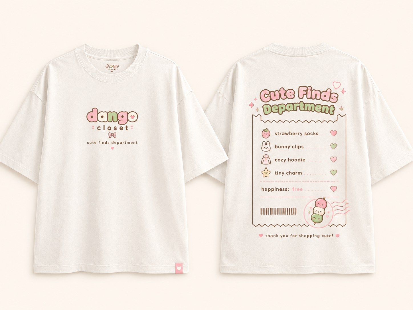 Cute Finds Receipt Tee